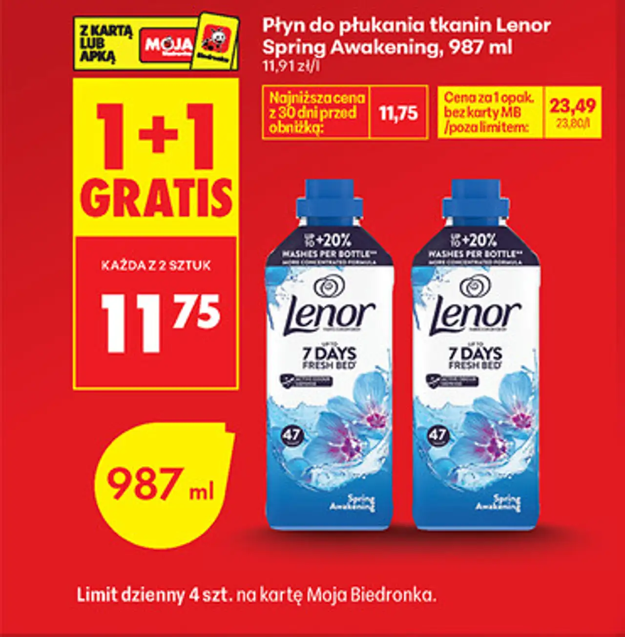 Płyn do płukania tkanin Lenor Spring Awakening