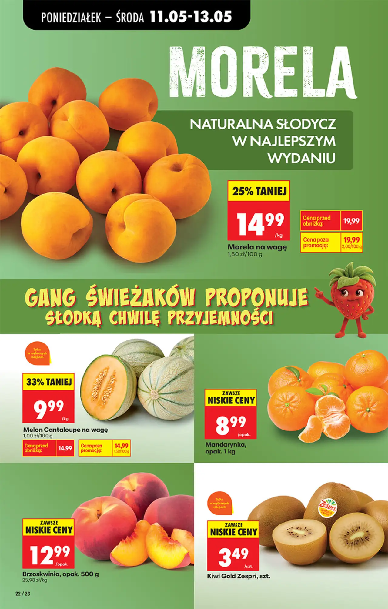 Brzoskwinia, opak. 500 g