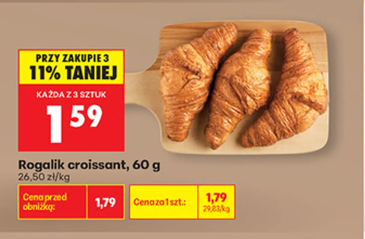 Rogalik croissant, 60 g