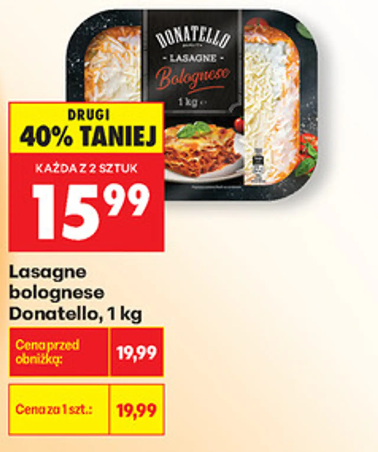 Lasagne bolognese Donatello, 1 kg