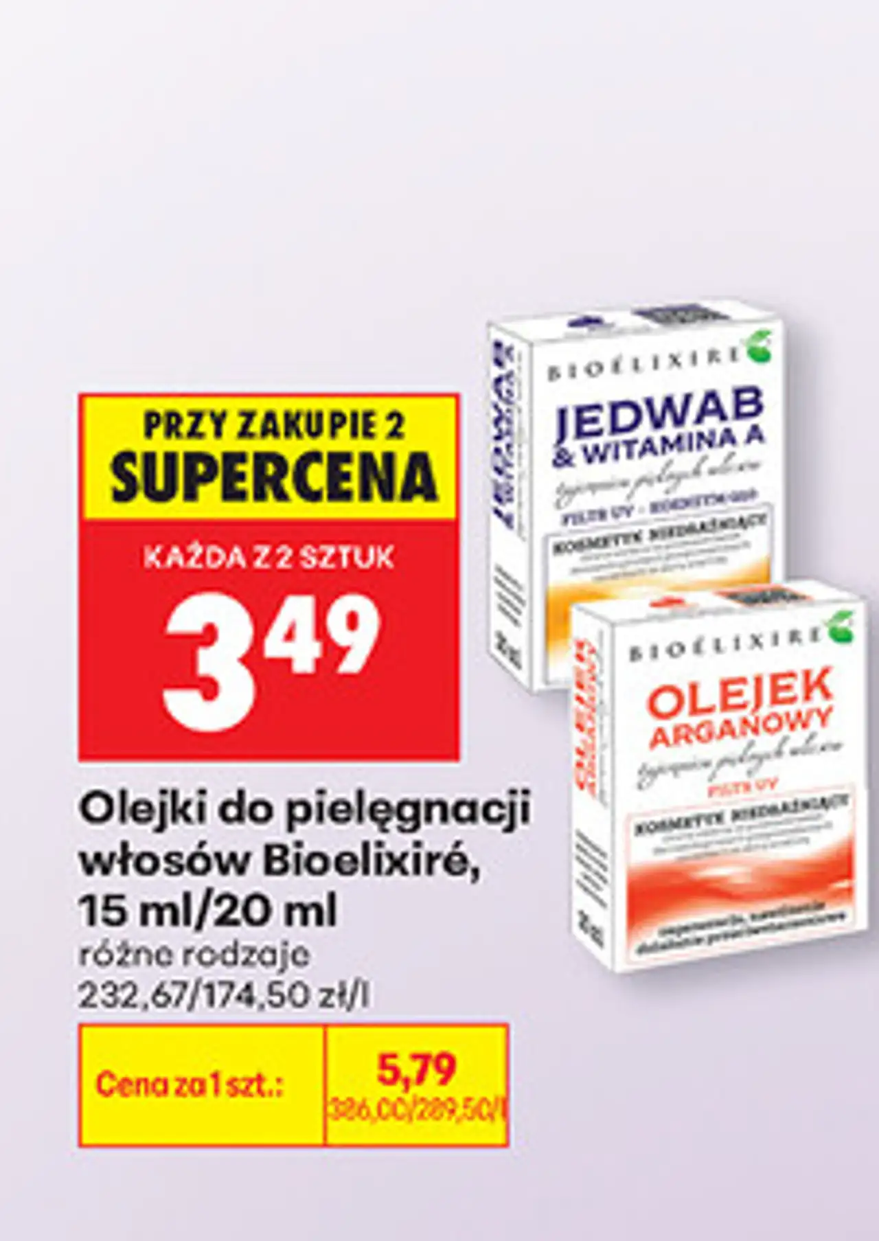 Olejki do pielęgnacji włosów Bioelixiré