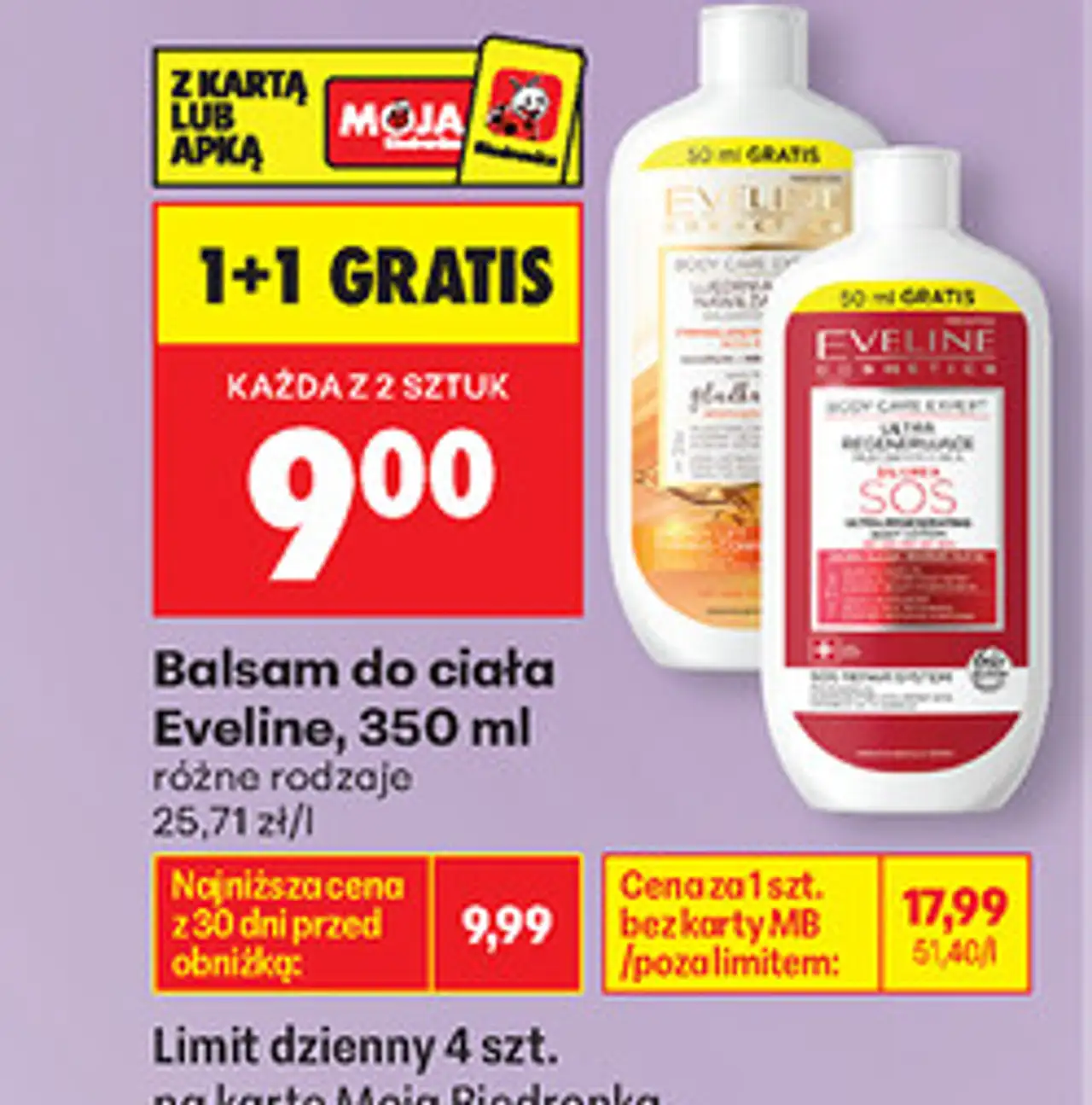 Balsam do ciała Eveline, 350 ml