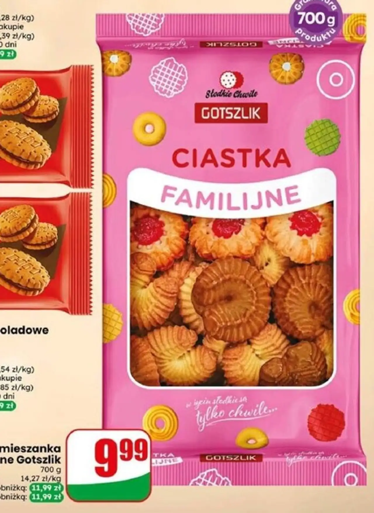Ciastka mieszanka familijne Gotszlik 700 g