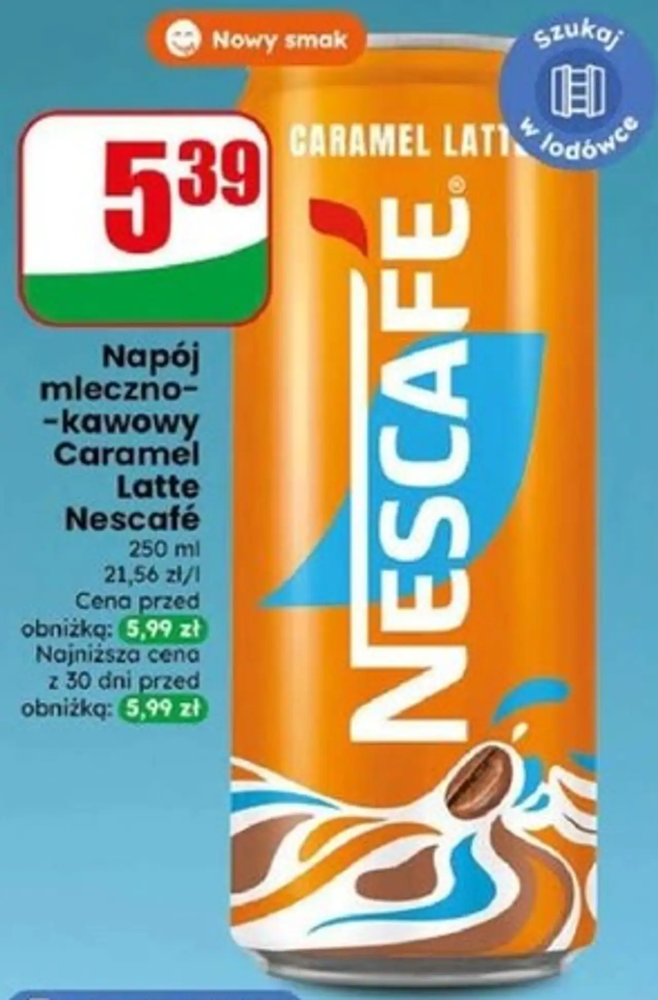 Napój mleczno-kawowy Caramel Latte Nescafé
