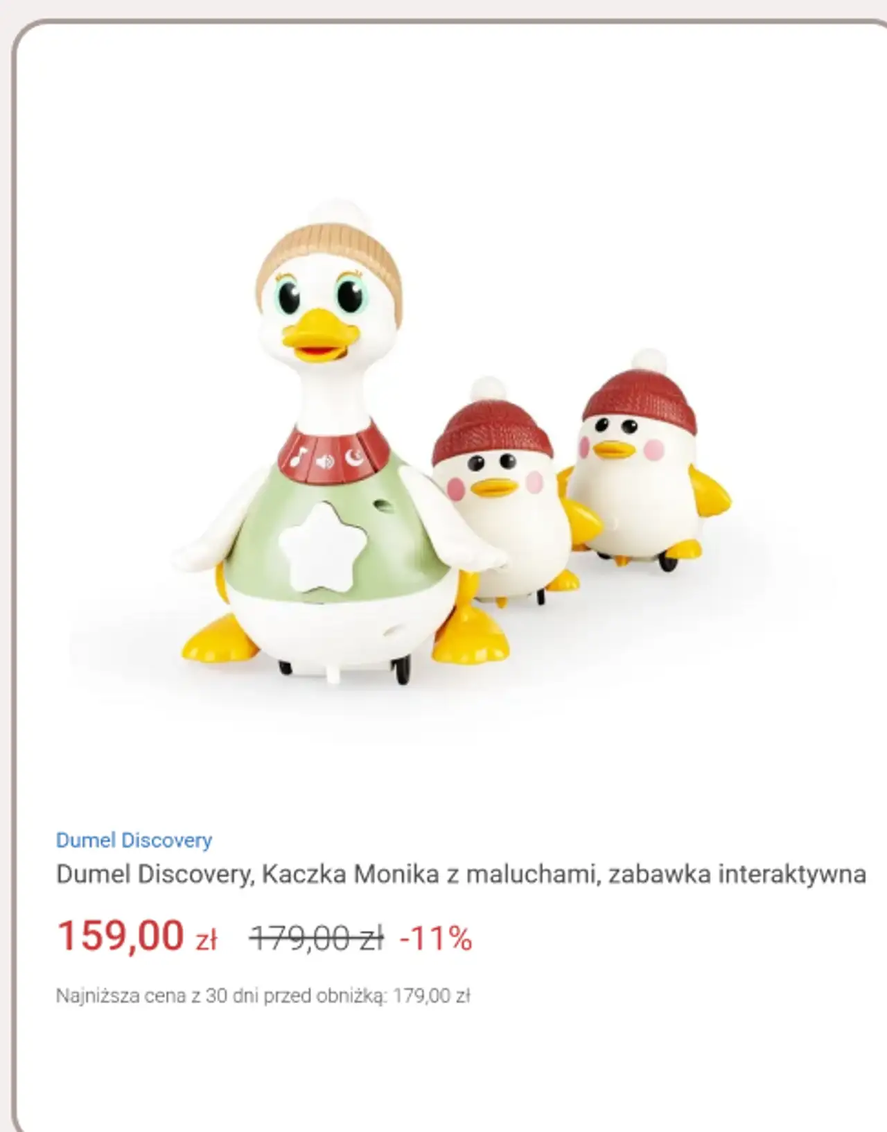 Dumel Discovery, Kaczka Monika z maluchami, zabawka interaktywna