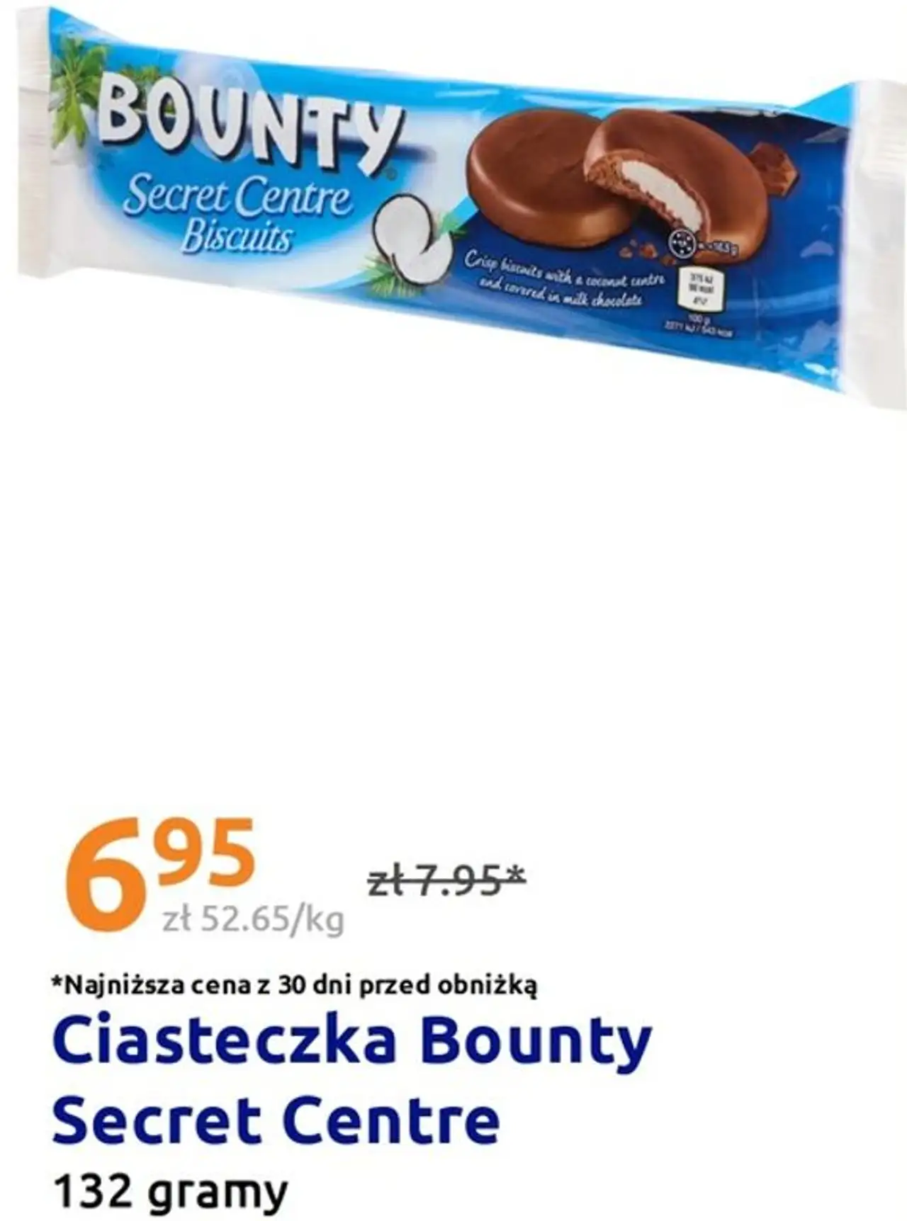 Ciasteczka Bounty Secret Centre