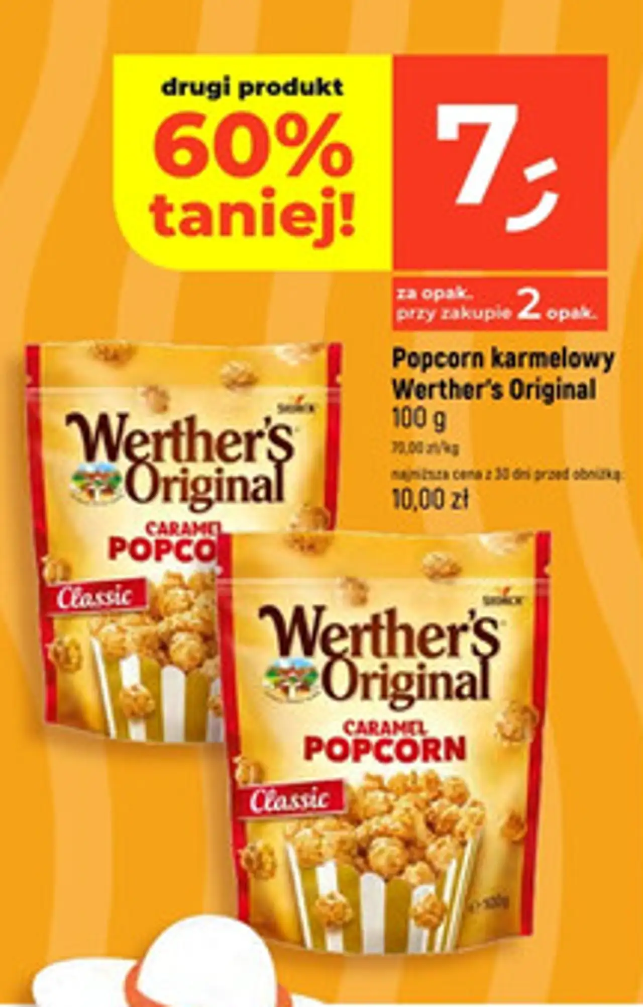 Popcorn karmelowy Werther's Original 100 g