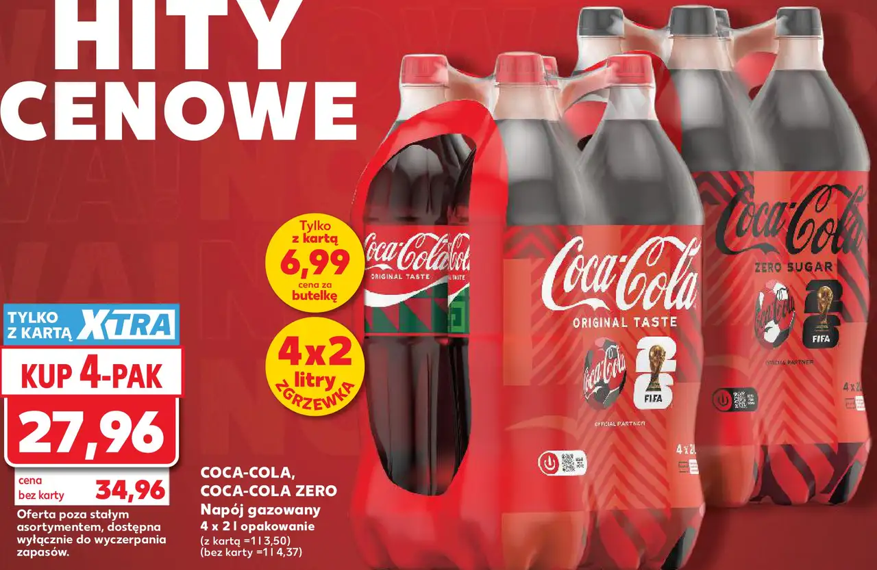 COCA-COLA, COCA-COLA ZERO Napój gazowany