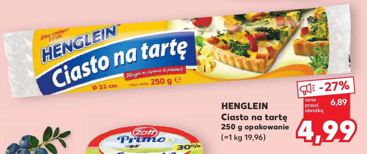 HENGLEIN Ciasto na tartę 250 g opakowanie