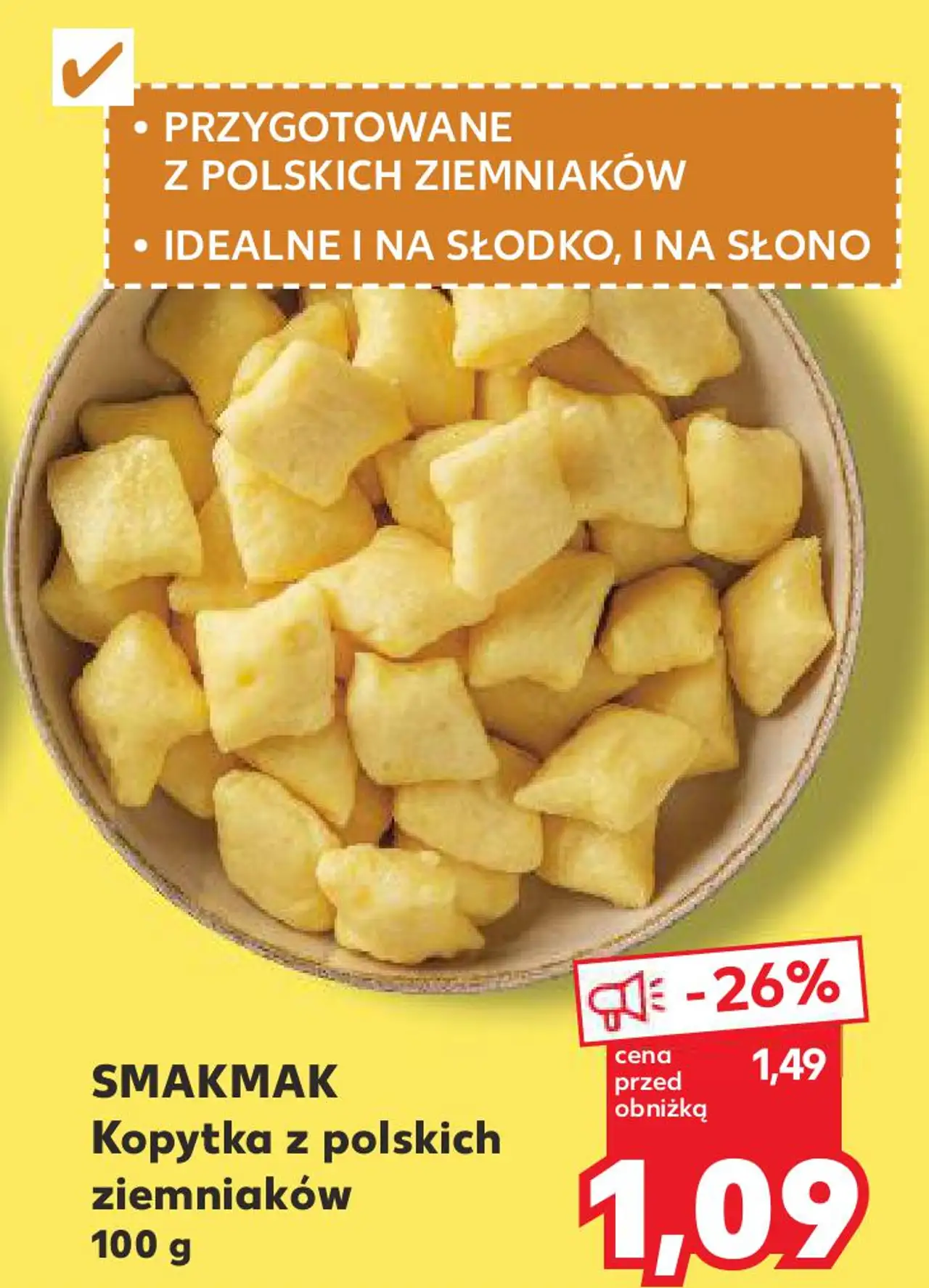 SMAKMAK Kopytka z polskich ziemniaków