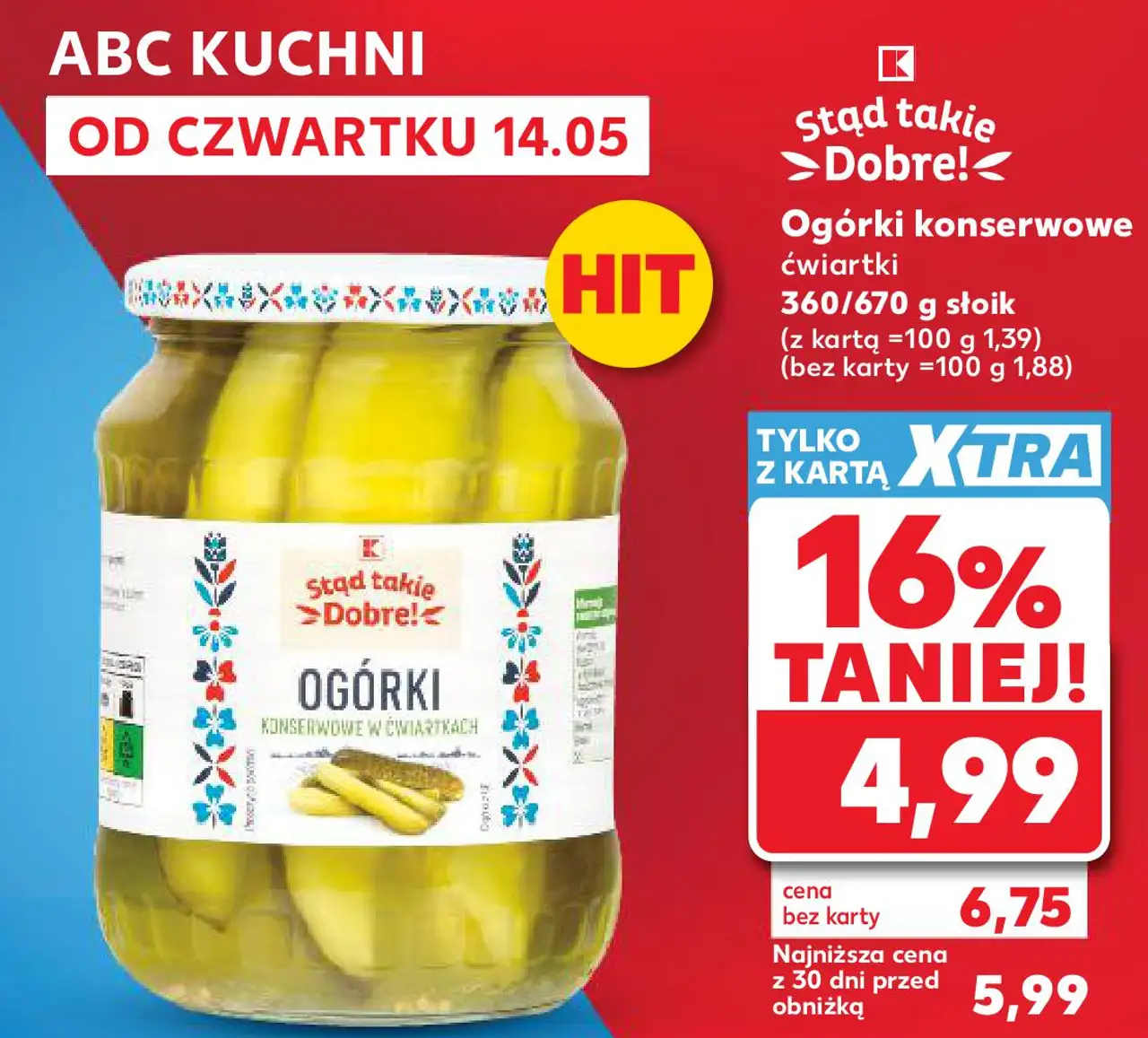 Stąd takie Dobre! Ogórki konserwowe ćwiartki