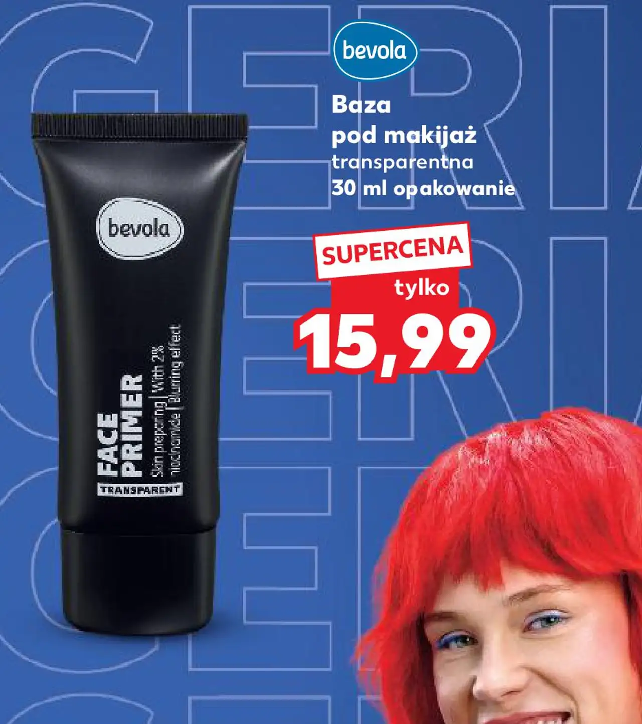 bevola Baza pod makijaż transparentna 30 ml opakowanie