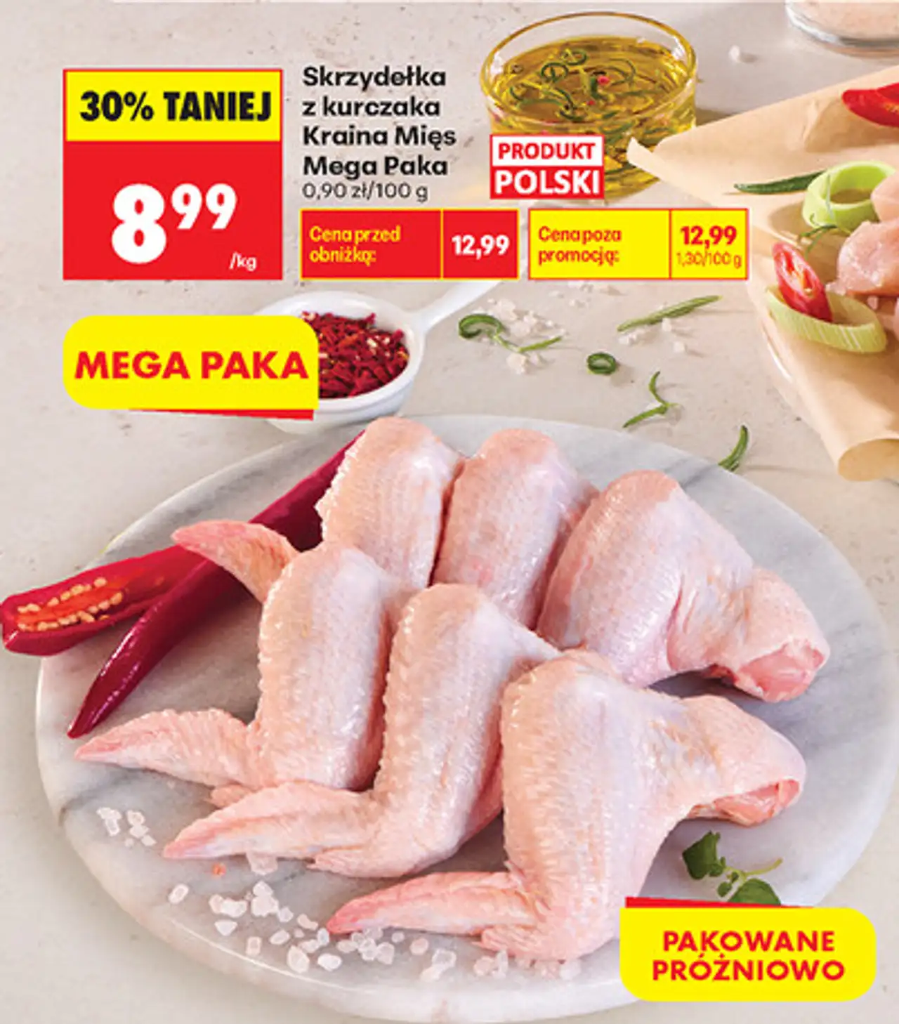 Skrzydełka z kurczaka Kraina Mięs Mega Paka