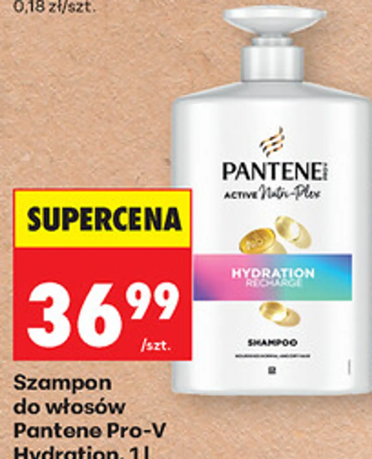 Szampon do włosów Pantene Pro-V Hydration, 1 l