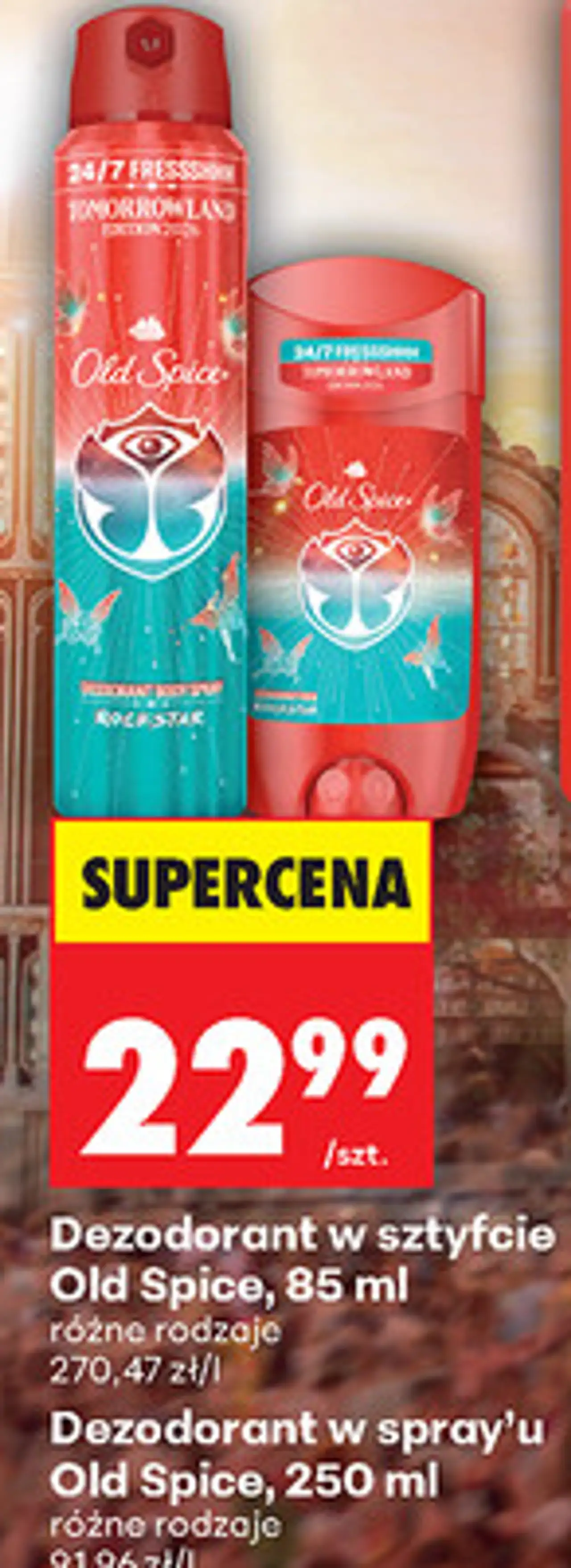 Dezodorant w sztyfcie Old Spice, 85 ml Dezodorant w spray'u Old Spice, 250 ml