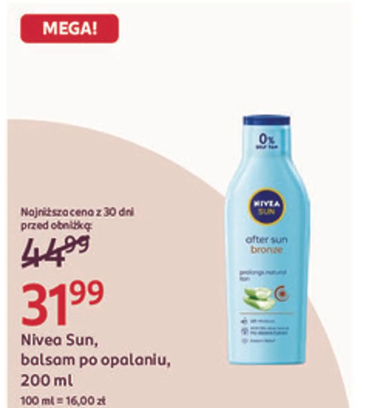 Nivea Sun, balsam po opalaniu, 200 ml