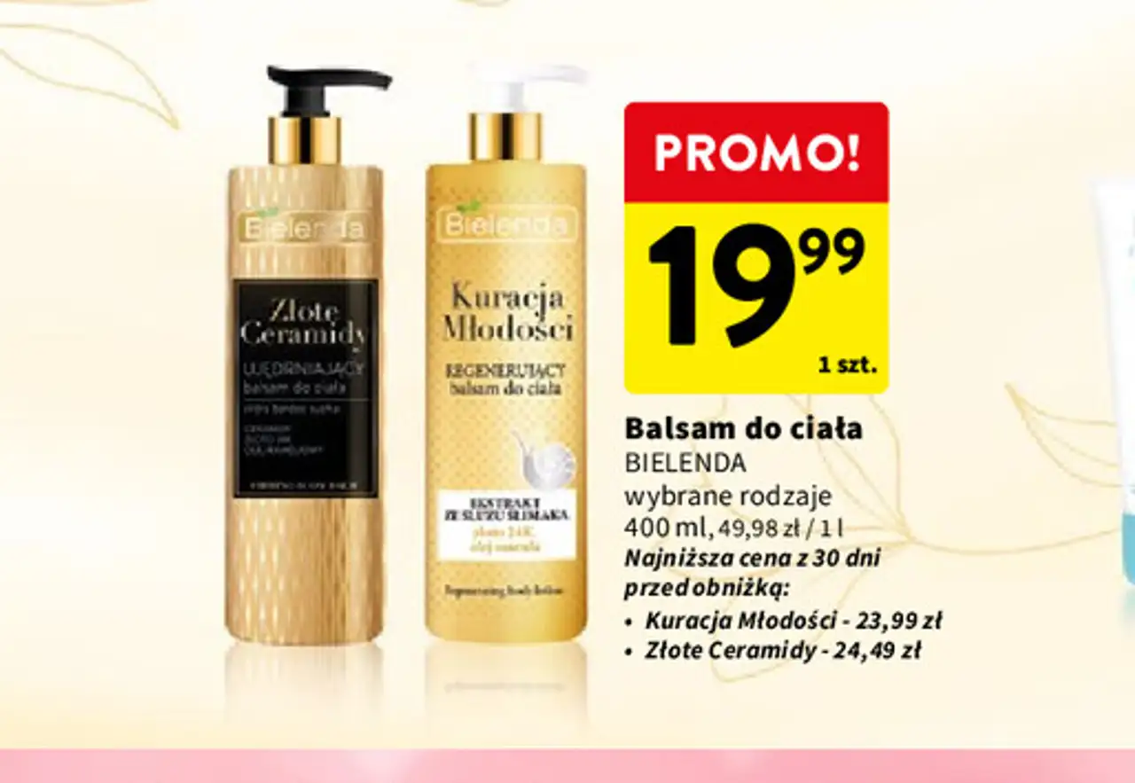 Balsam do ciała BIELENDA wybrane rodzaje 400 ml