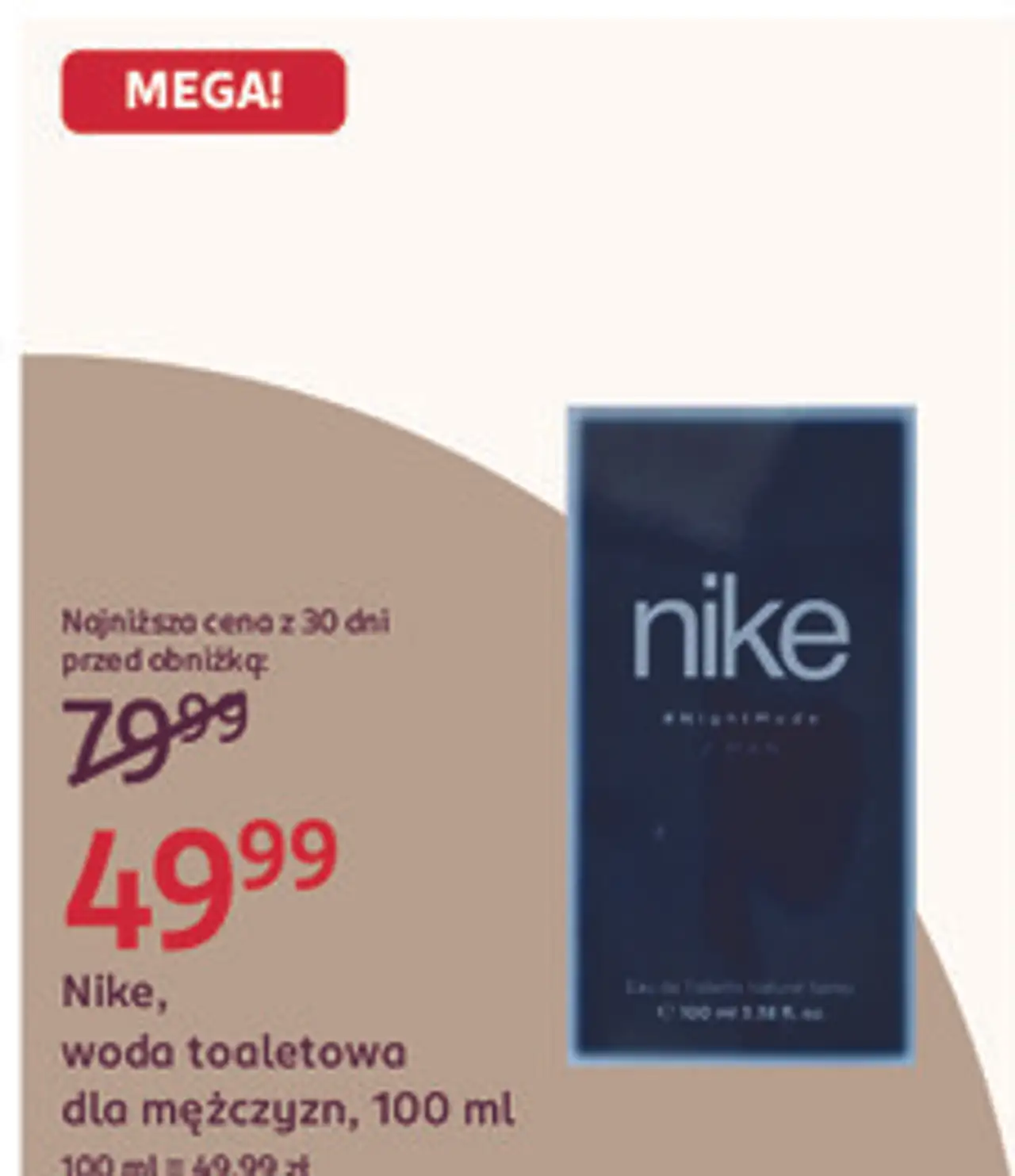 Nike, woda toaletowa dla mężczyzn, 100 ml