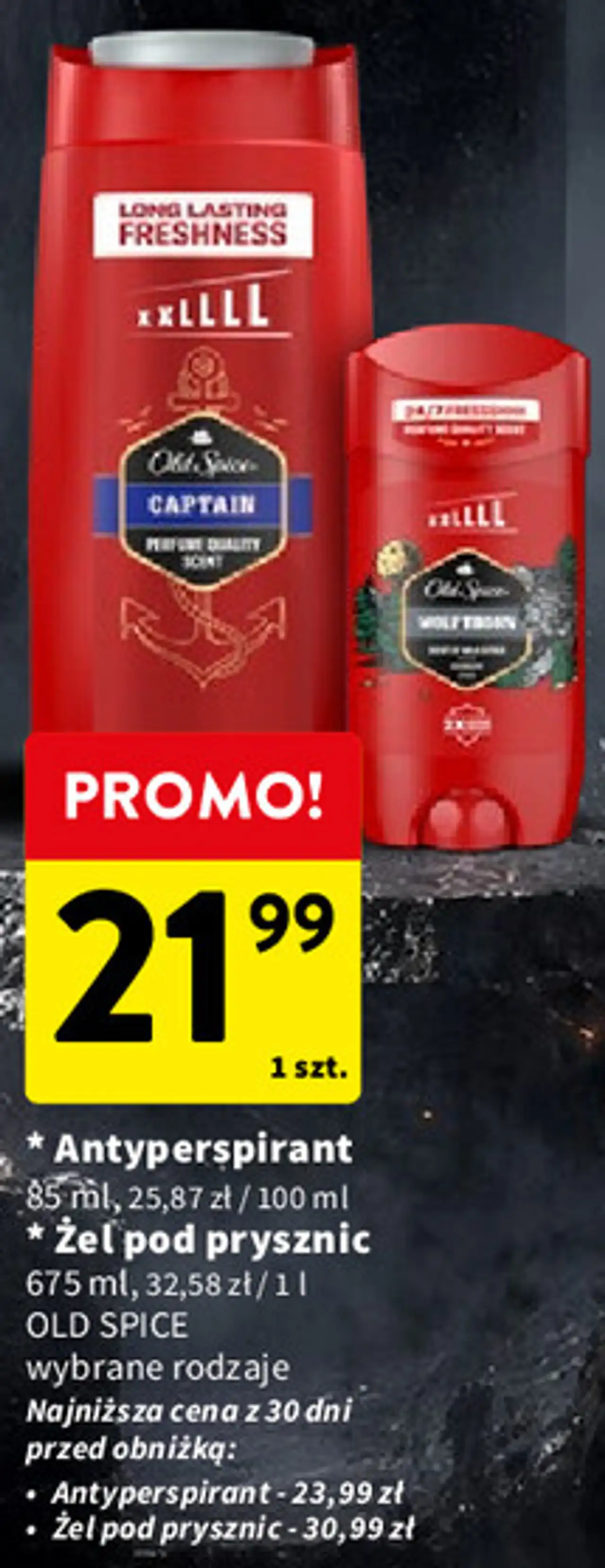 * Antyperspirant * Żel pod prysznic OLD SPICE wybrane rodzaje