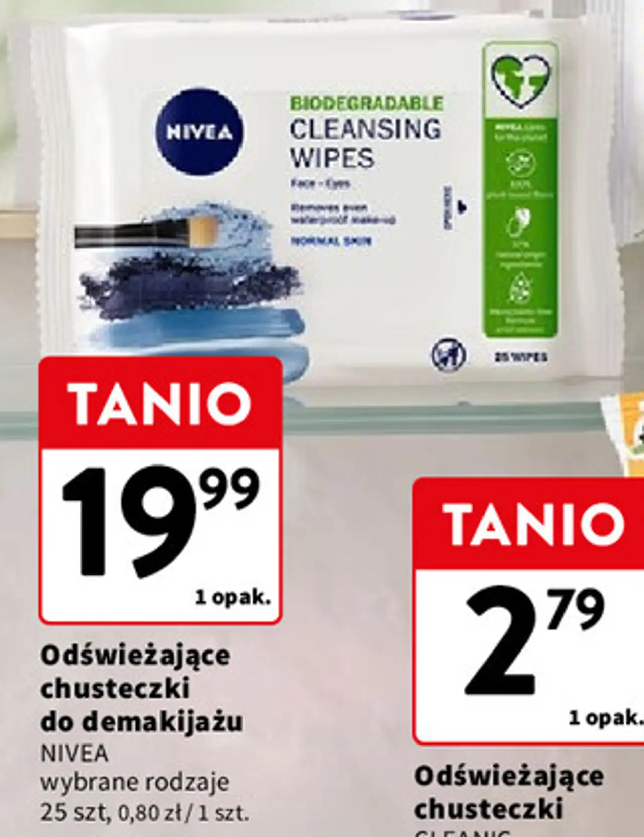 Odświeżające chusteczki do demakijażu NIVEA wybrane rodzaje
