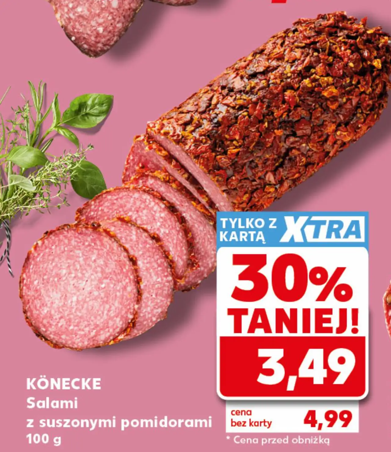 KÖNECKE Salami z suszonymi pomidorami 100 g