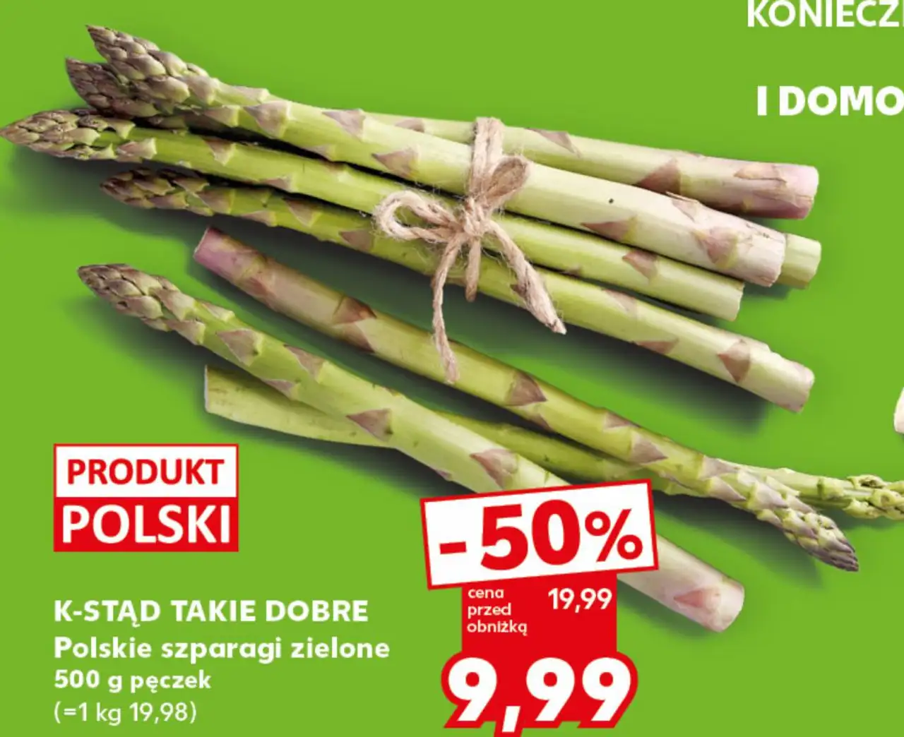 K-STĄD TAKIE DOBRE Polskie szparagi zielone