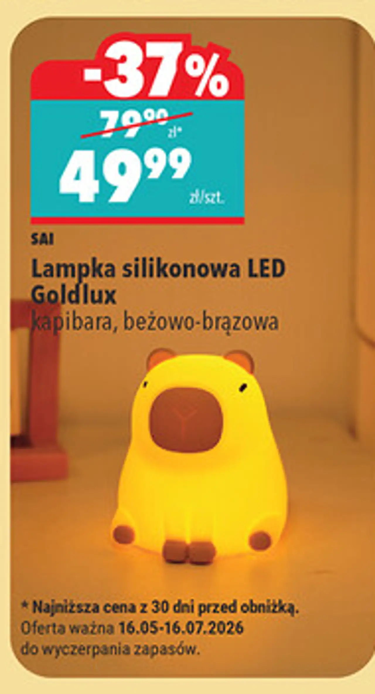 Lampka silikonowa LED Goldlux