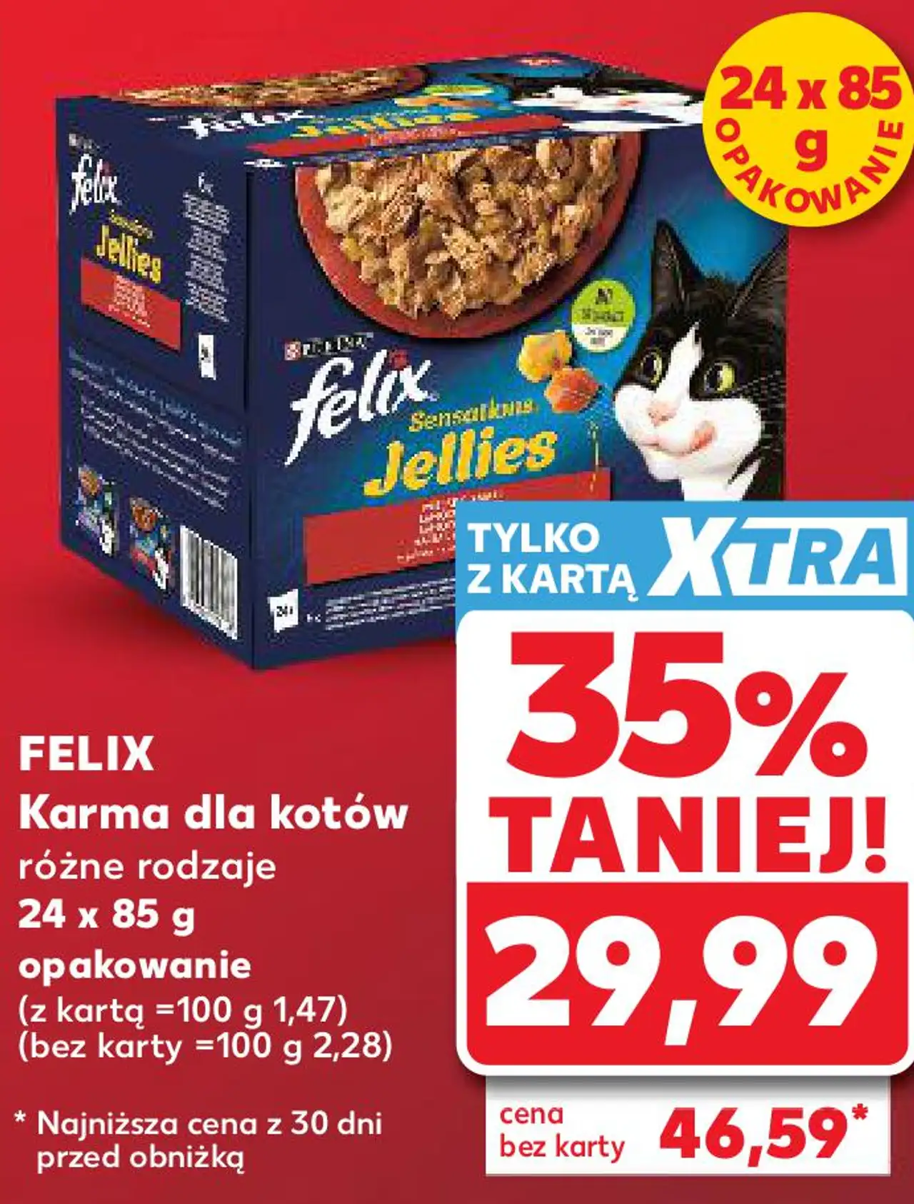 FELIX Karma dla kotów różne rodzaje