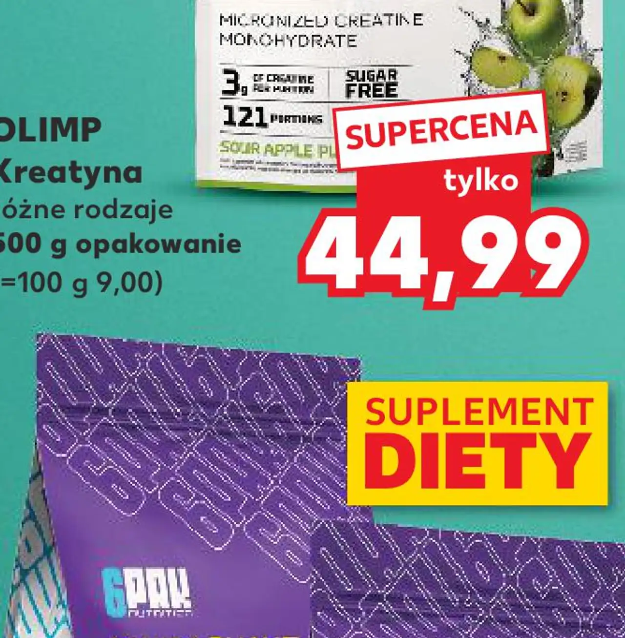 JURAJSKA Lemoniada, Oranżada lub KRZYŚ Napój gazowany