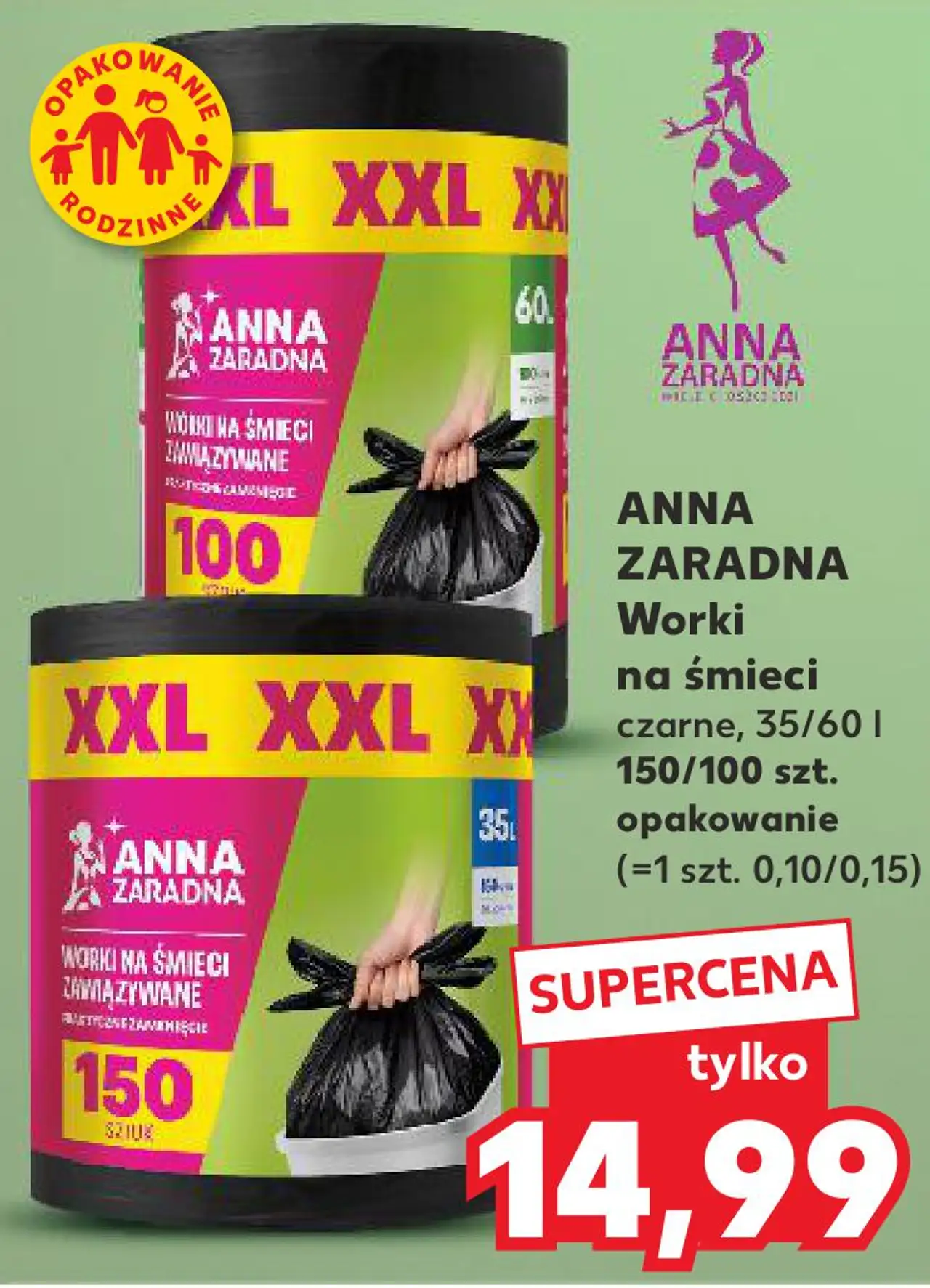 Worki na śmieci Anna Zaradna