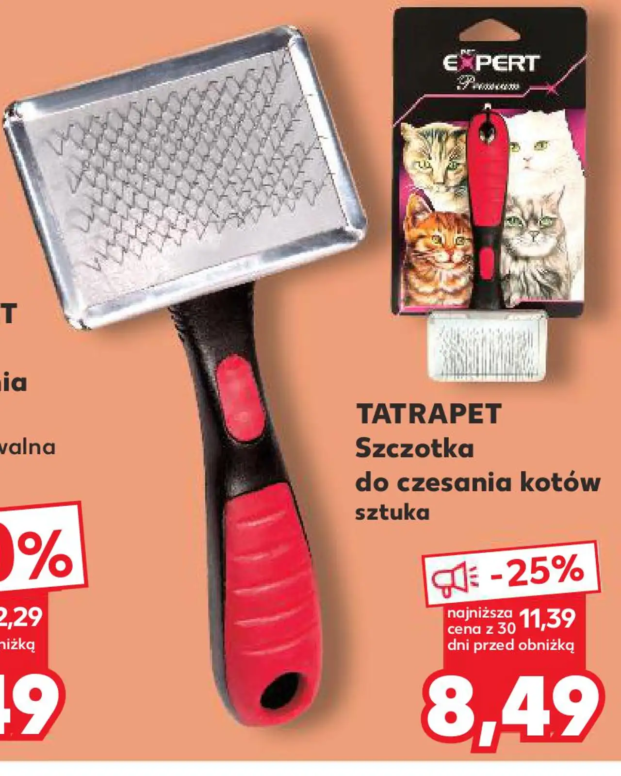 TATRAPET Szczotka do czesania kotów sztuka