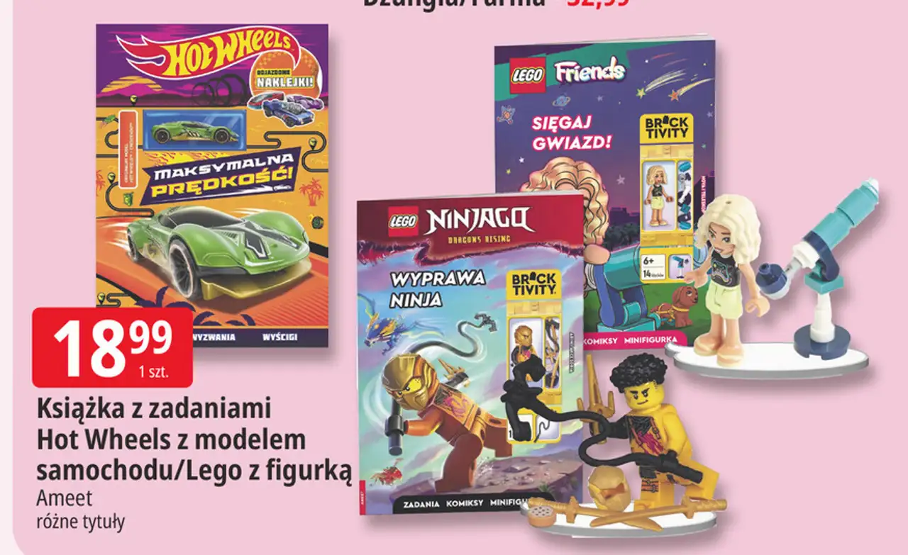 Książka lego friends sięgaj gwiazd z figurką Ameet