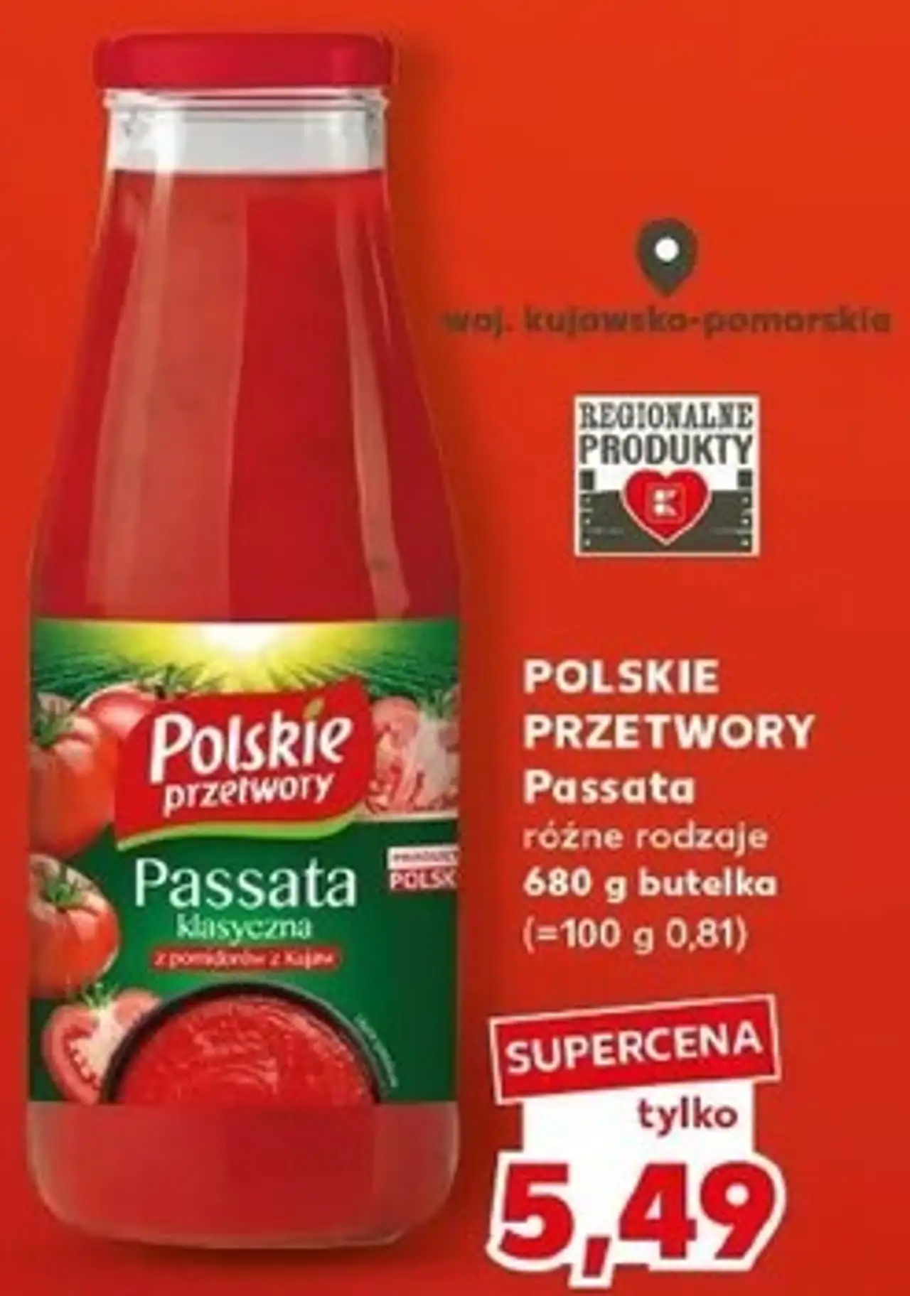 POLSKIE PRZETWORY Passata różne rodzaje