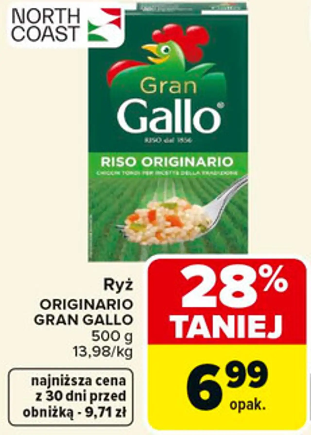 Ryż ORIGINARIO GRAN GALLO 500 g