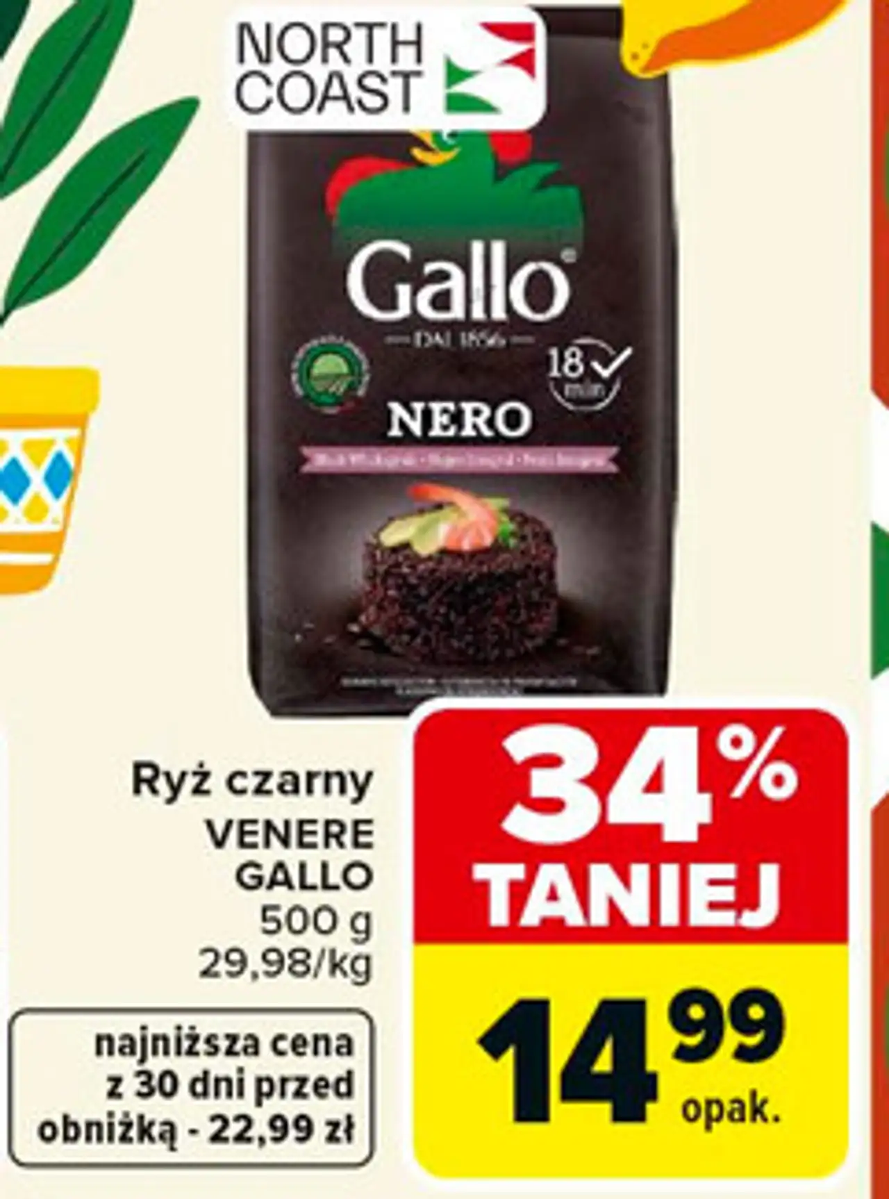 Ryż czarny VENERE GALLO 500 g