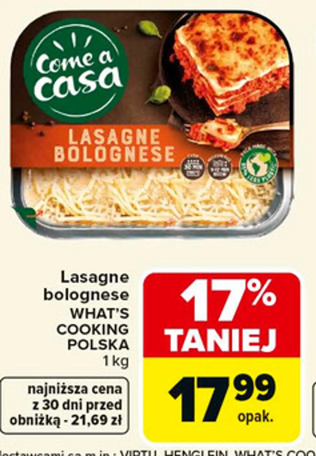 Lasagne bolognese WHAT'S COOKING POLSKA