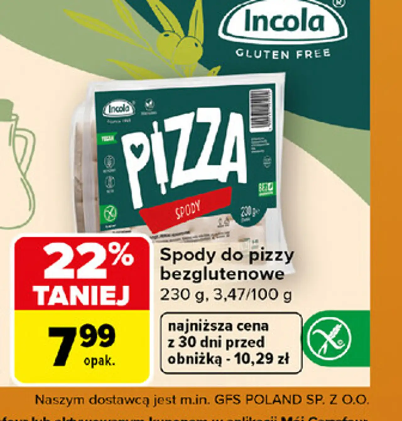 Spody do pizzy bezglutenowe