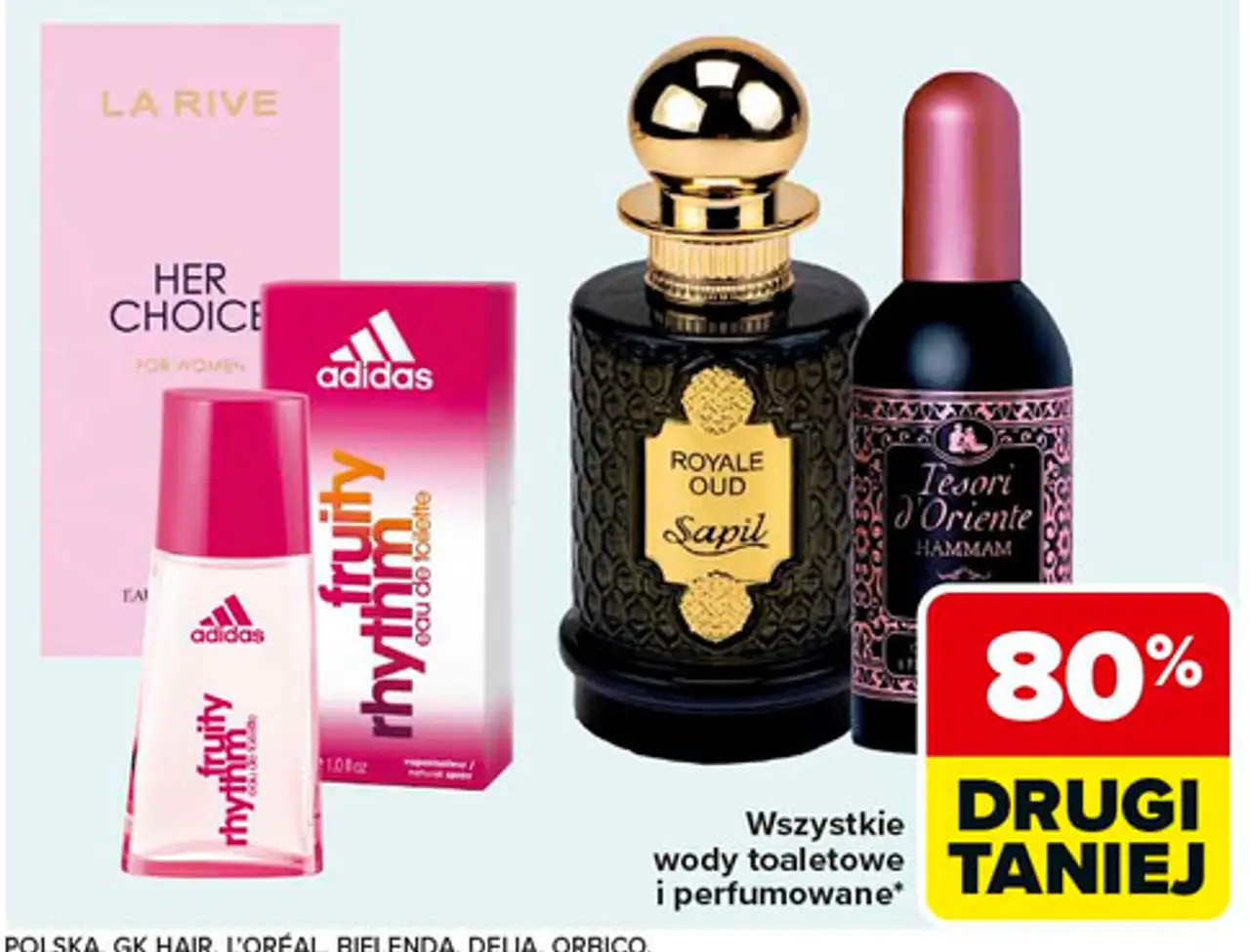 Wszystkie wody toaletowe i perfumowane
