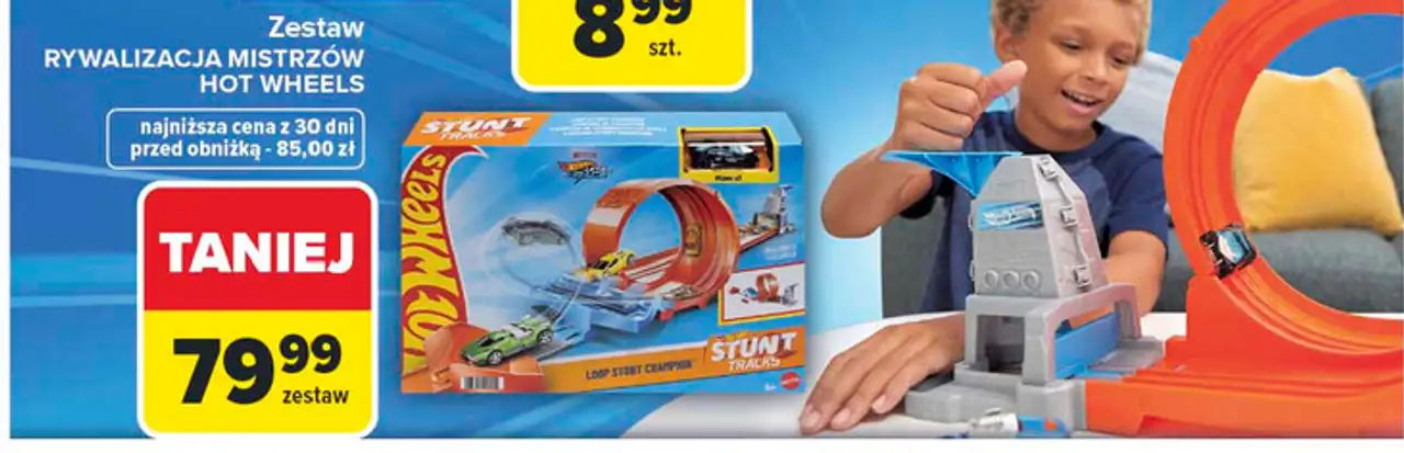 Tor samochodowy rywalizacja mistrzów Hot Wheels