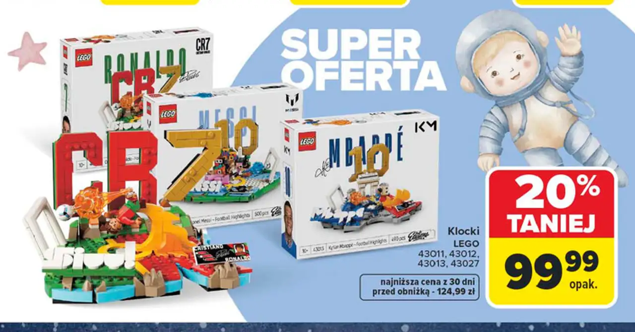 Klocki LEGO 43011, 43012, 43013, 43027