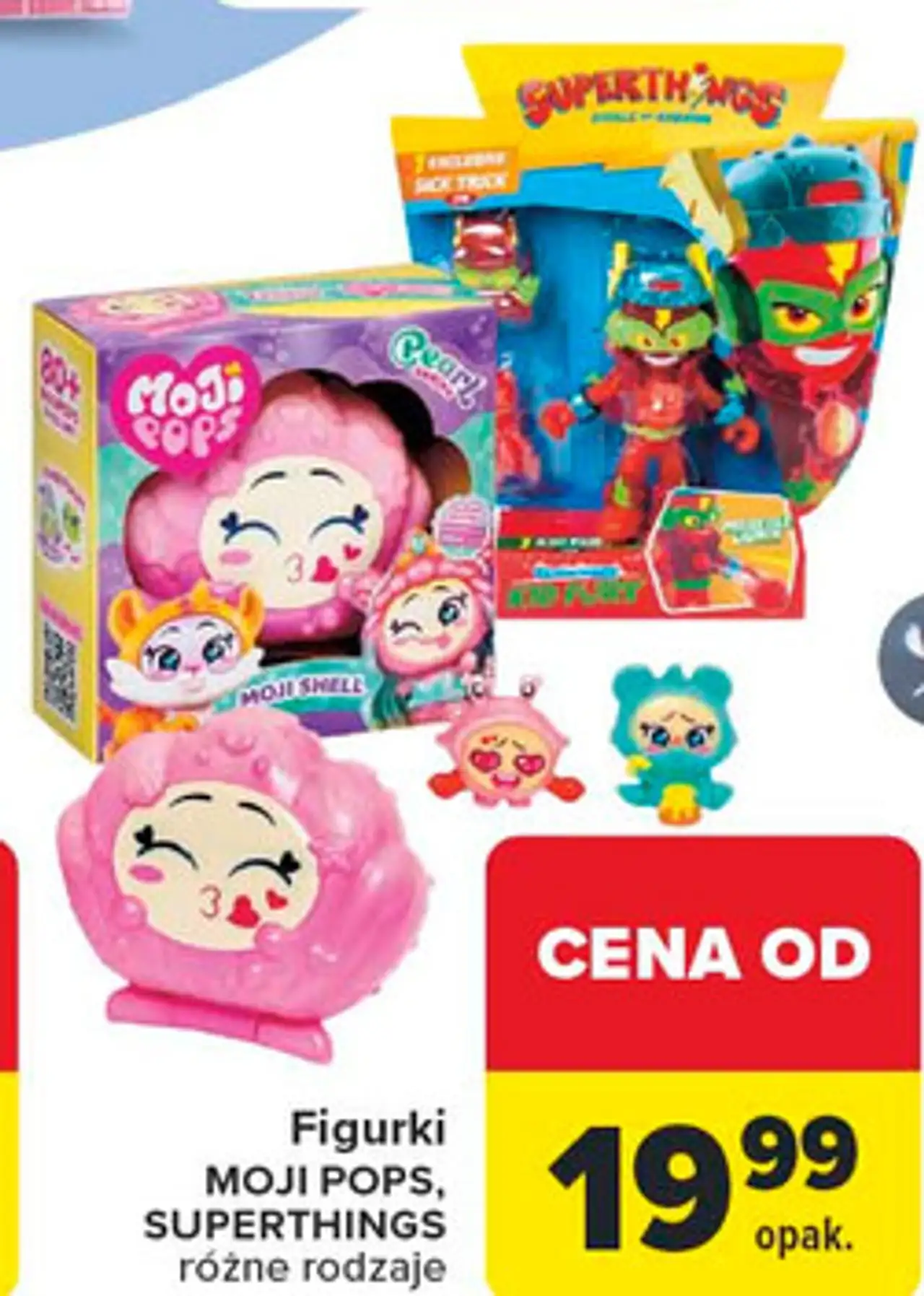 Figurki MOJI POPS, SUPERTHINGS różne rodzaje
