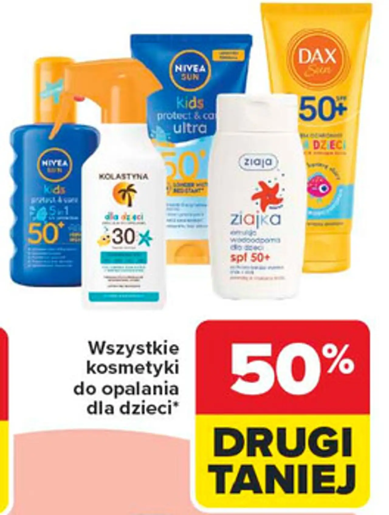 Nawilżający spray ochronny na słońce spf 50+ Nivea Sun Kids