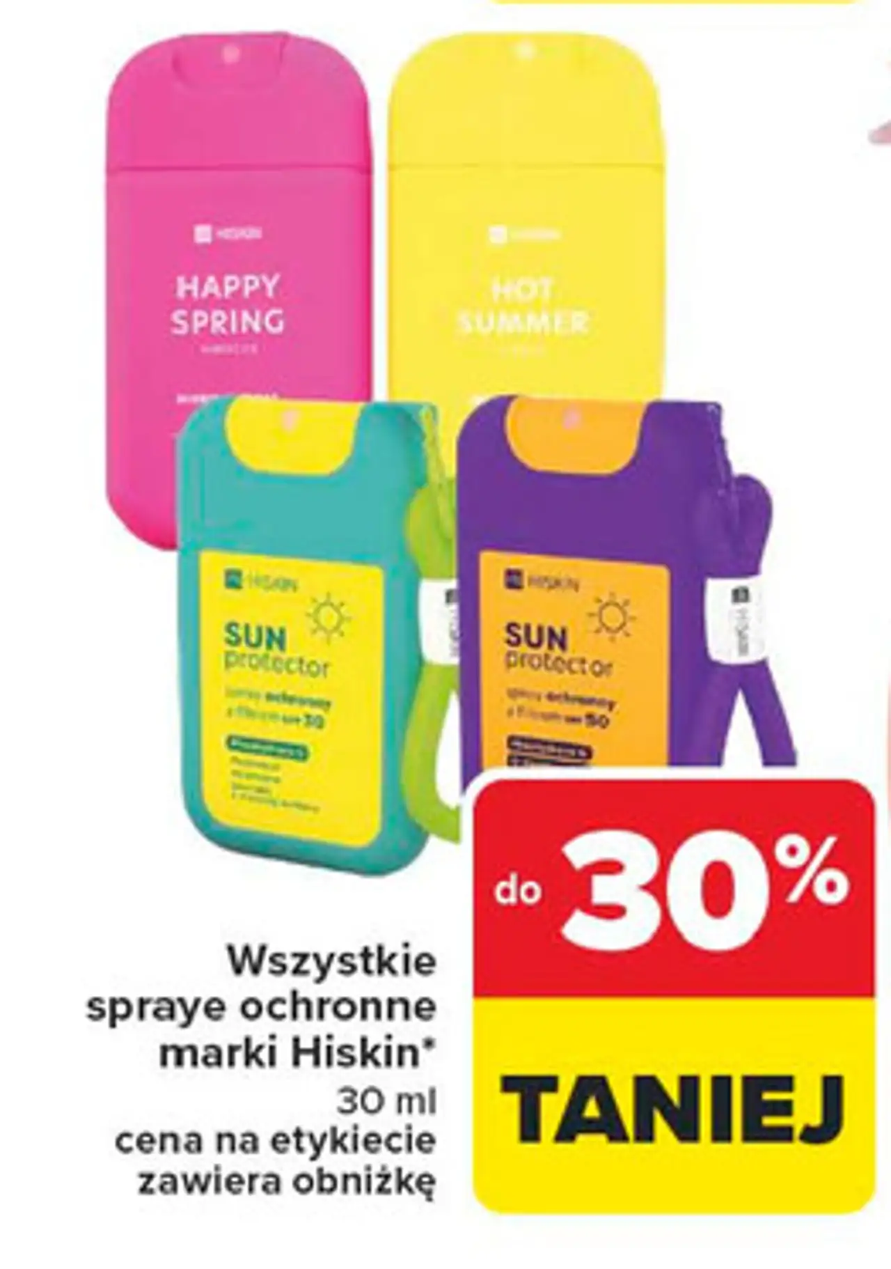 Spray ochronny spf50 Hiskin Sun Protector