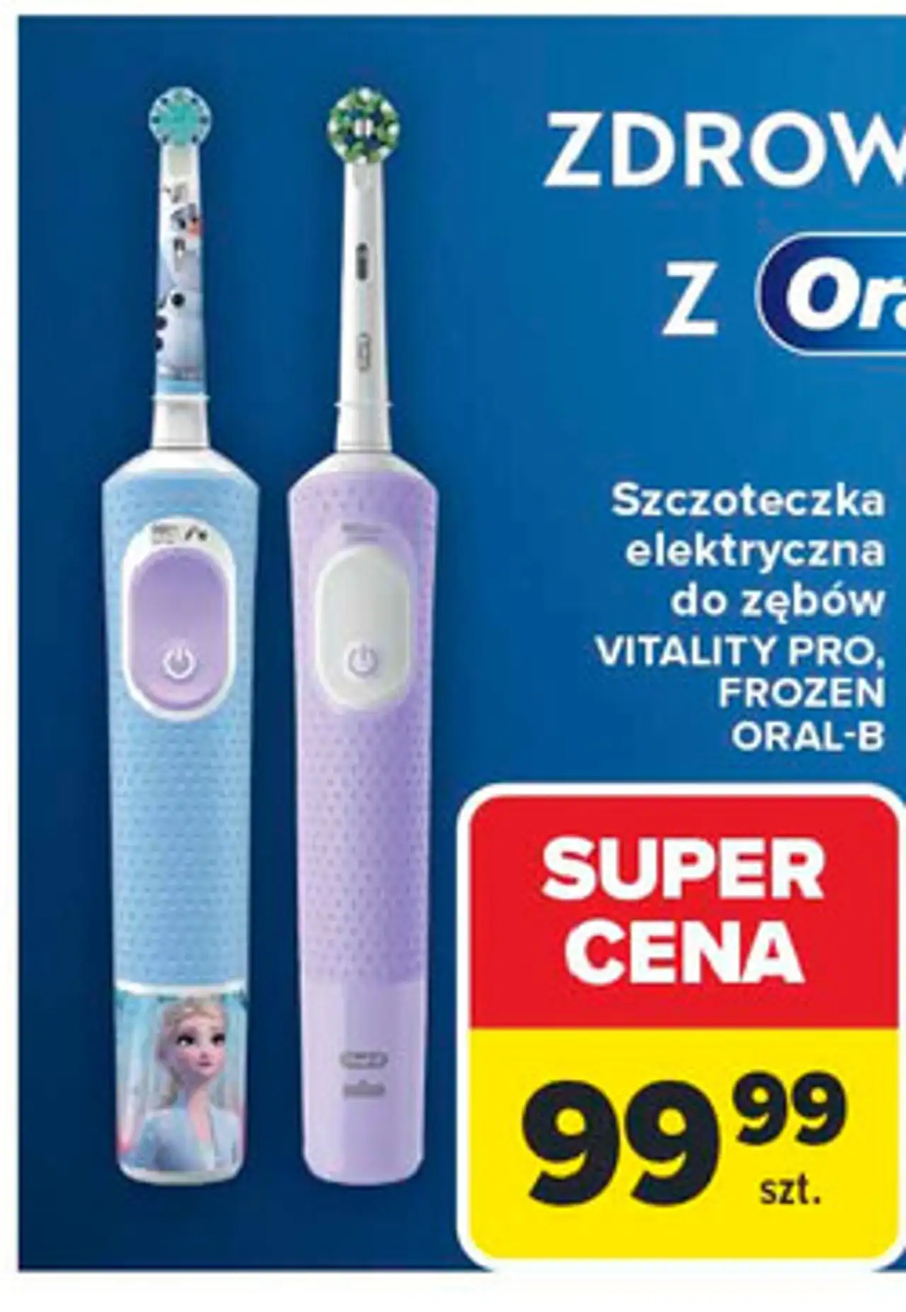 Szczoteczka do zębów lilac Oral-B Vitality Pro