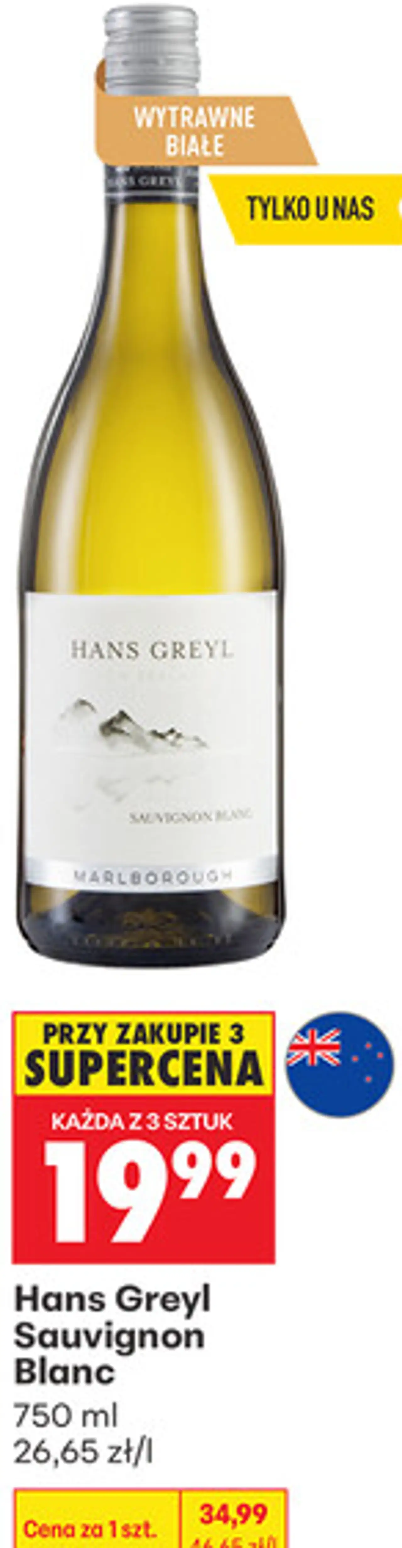 Hans Greyl Sauvignon Blanc 750 ml
