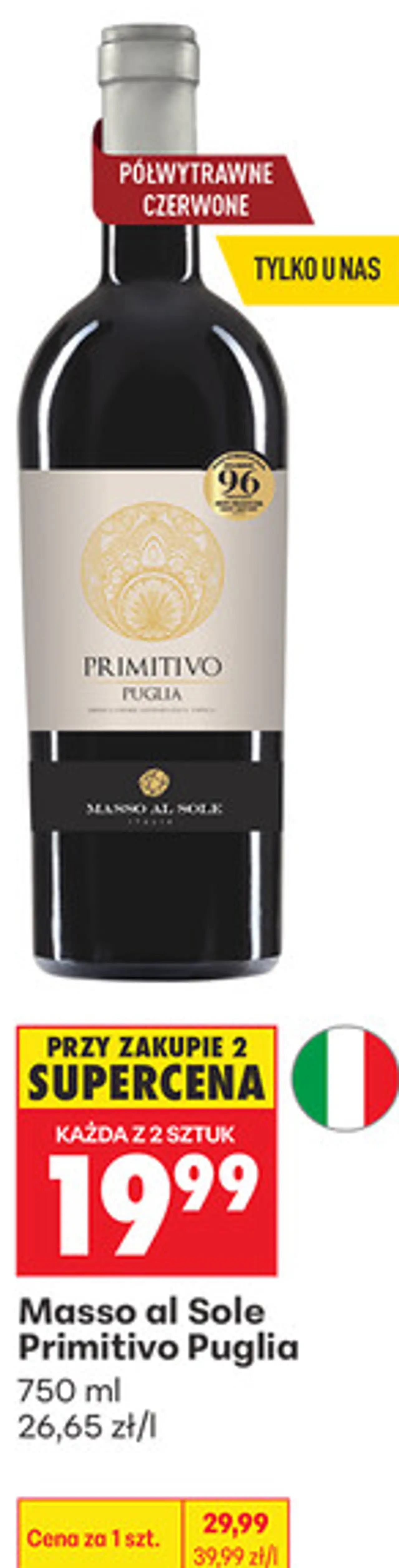 Masso al Sole Primitivo Puglia