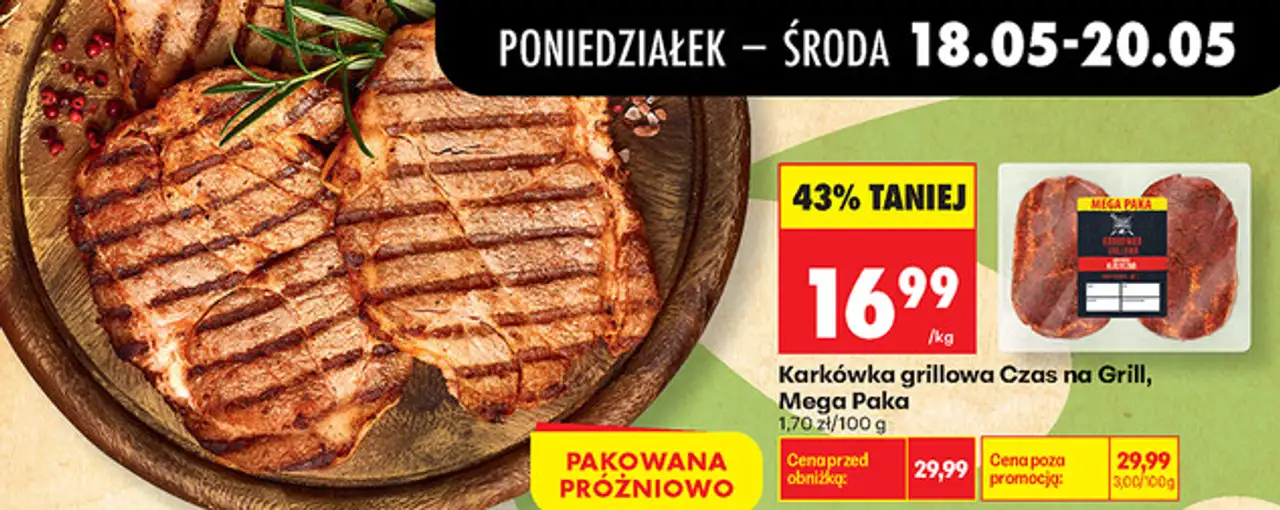 Karkówka grillowa Czas na Grill, Mega Paka