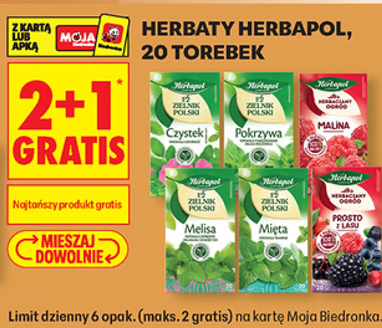 Herbaty Herbapol, 20 torebek