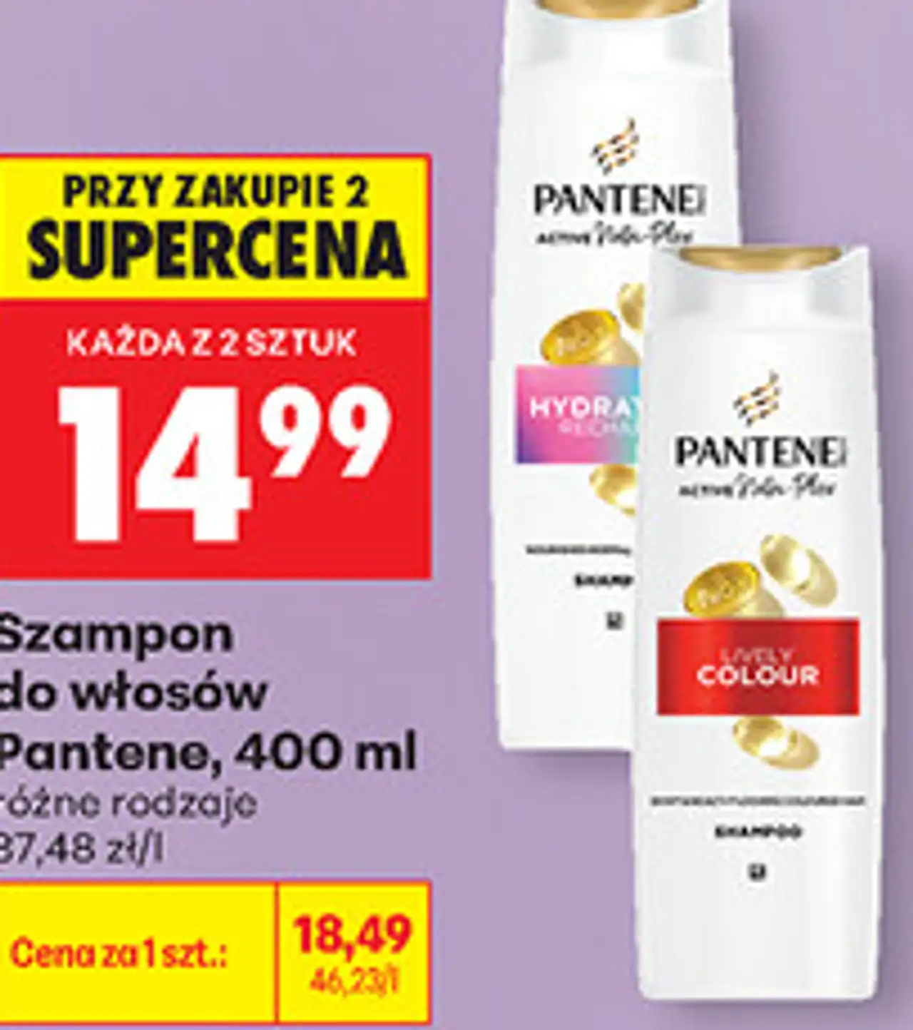 Szampon do włosów Pantene, 400 ml