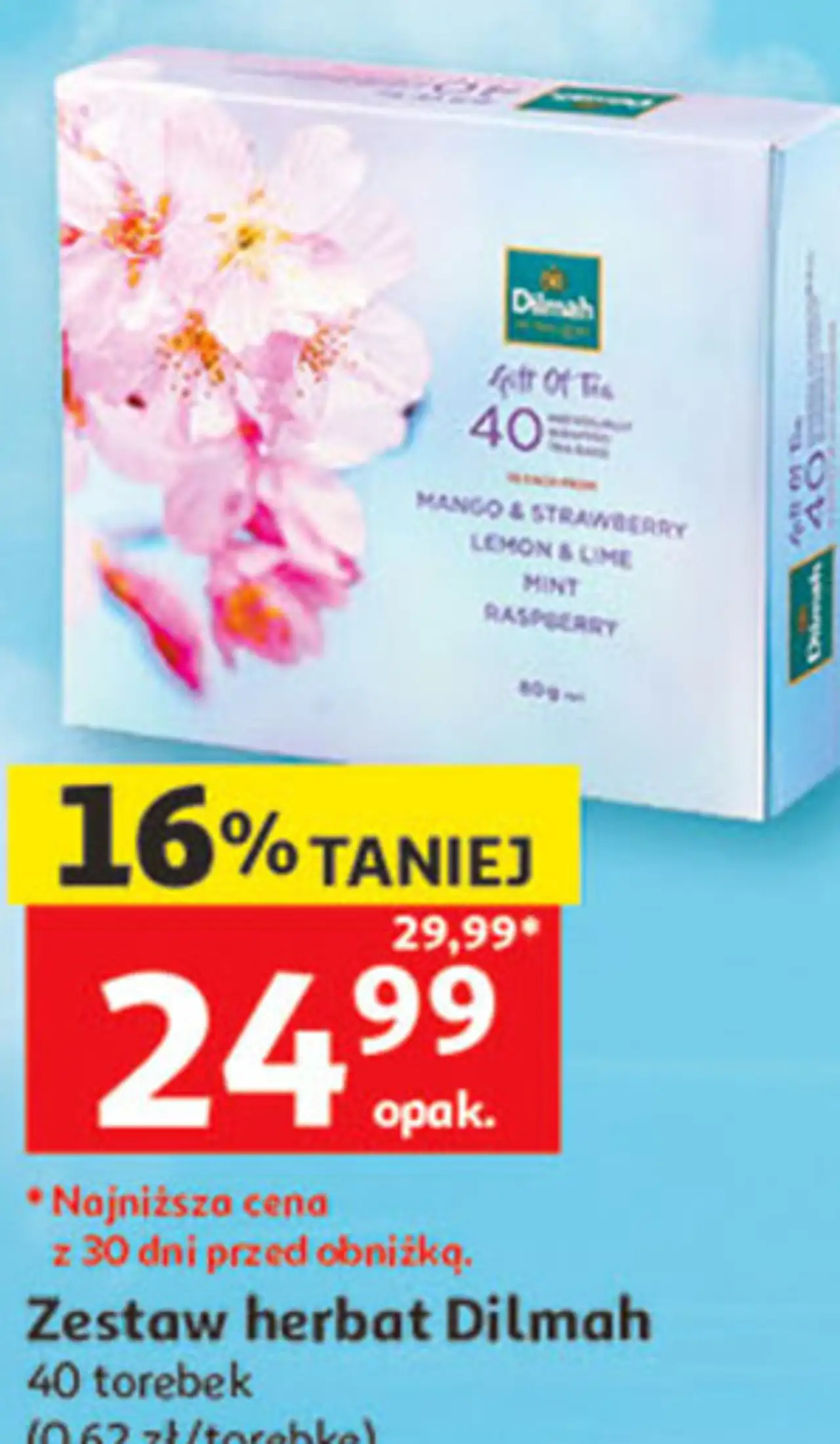 Zestaw herbat Dilmah 40 torebek